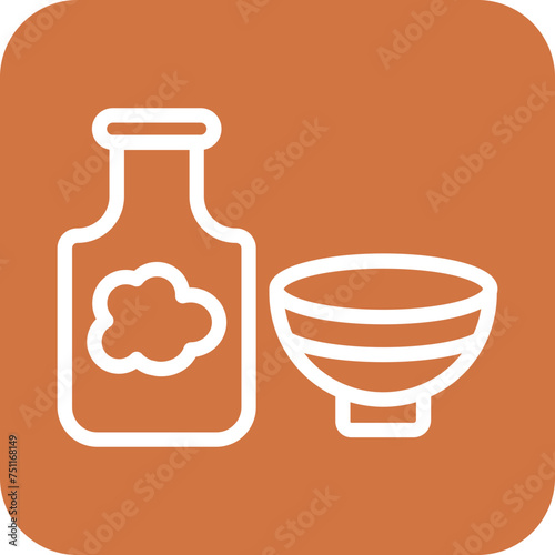 Food Ration Icon Style