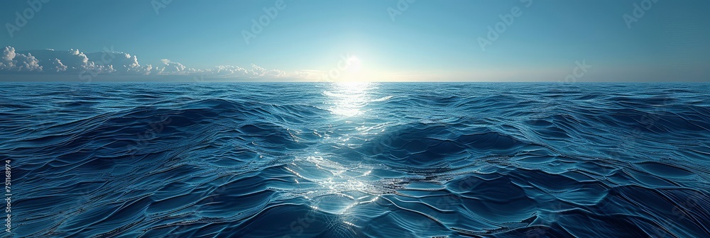 Abstract Sea Seascape Summer Background, HD, Background Wallpaper, Desktop Wallpaper