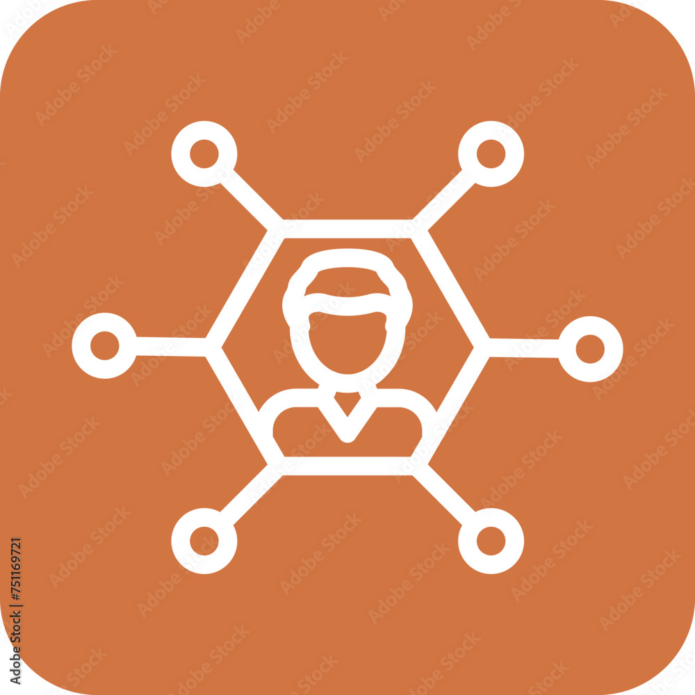 Customer Data Platforms Icon Style Customer Data Platforms Icon Style