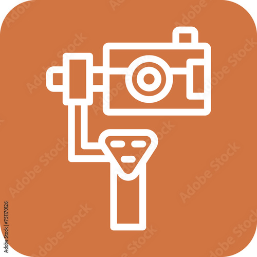 Camera Gimbal Icon Style