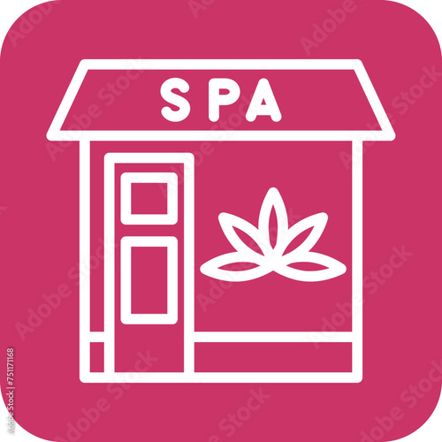 Spa Center Icon Style