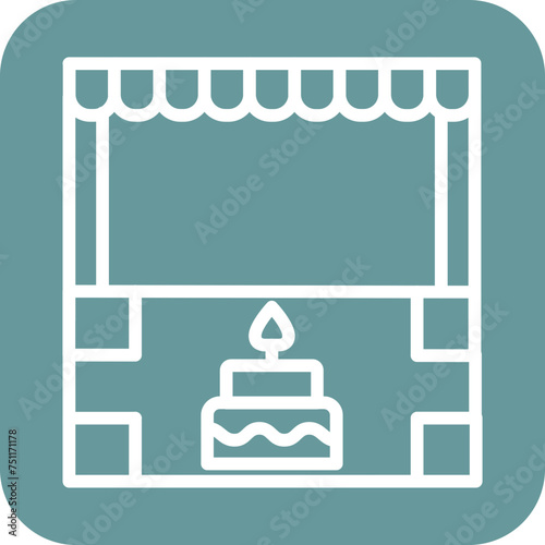 Cake Shop Icon Style