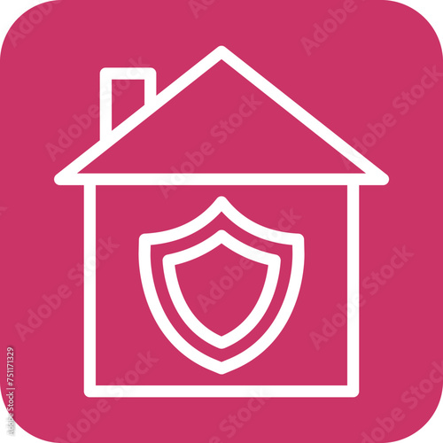 Home Safety Icon Style