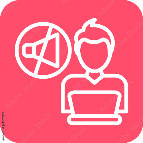 Work Distraction Icon Style