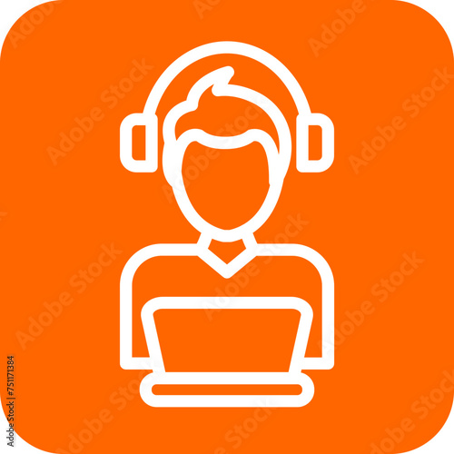 Relax Work Icon Style