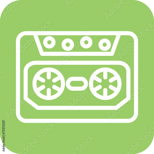 Cassette Icon Style