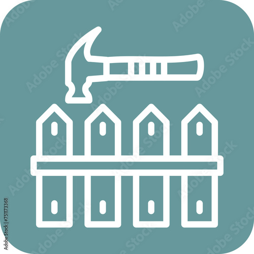 Fence Mending Icon Style