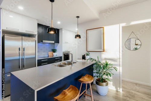 Modern kitchen in new home
