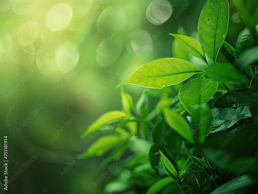 Obraz premium green nature background