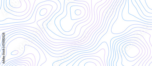 Abstract background with topographic contours map .white wave paper and geographic gradient line abstract background .vector illustration of topographic line contour map design .