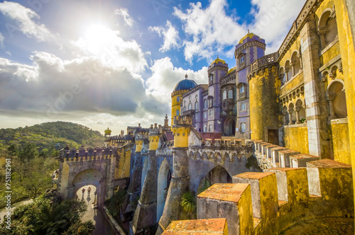 National Palace of Pena in Sintra, Portugal photo