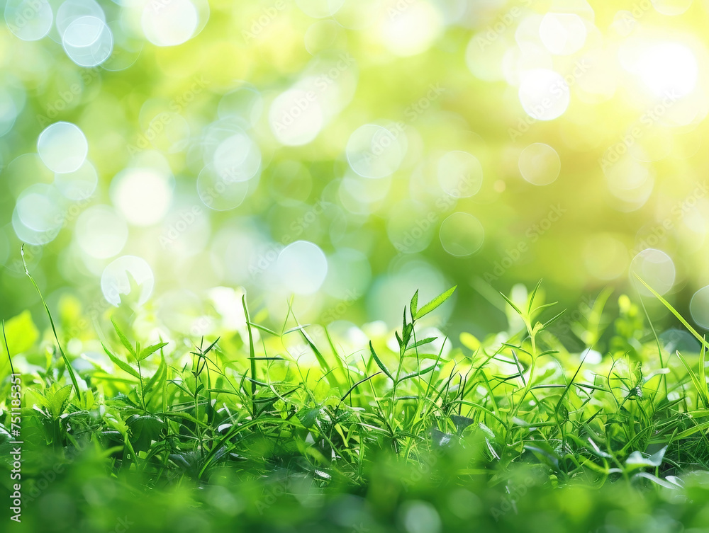 green nature background