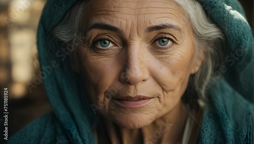 Old woman from 30 bc  photo