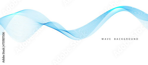 Abstract elegant wave flowing line background