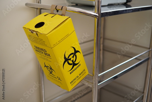 safety box biohazard in hospital