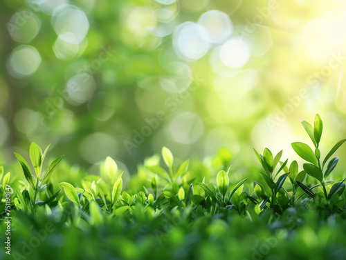 green nature background