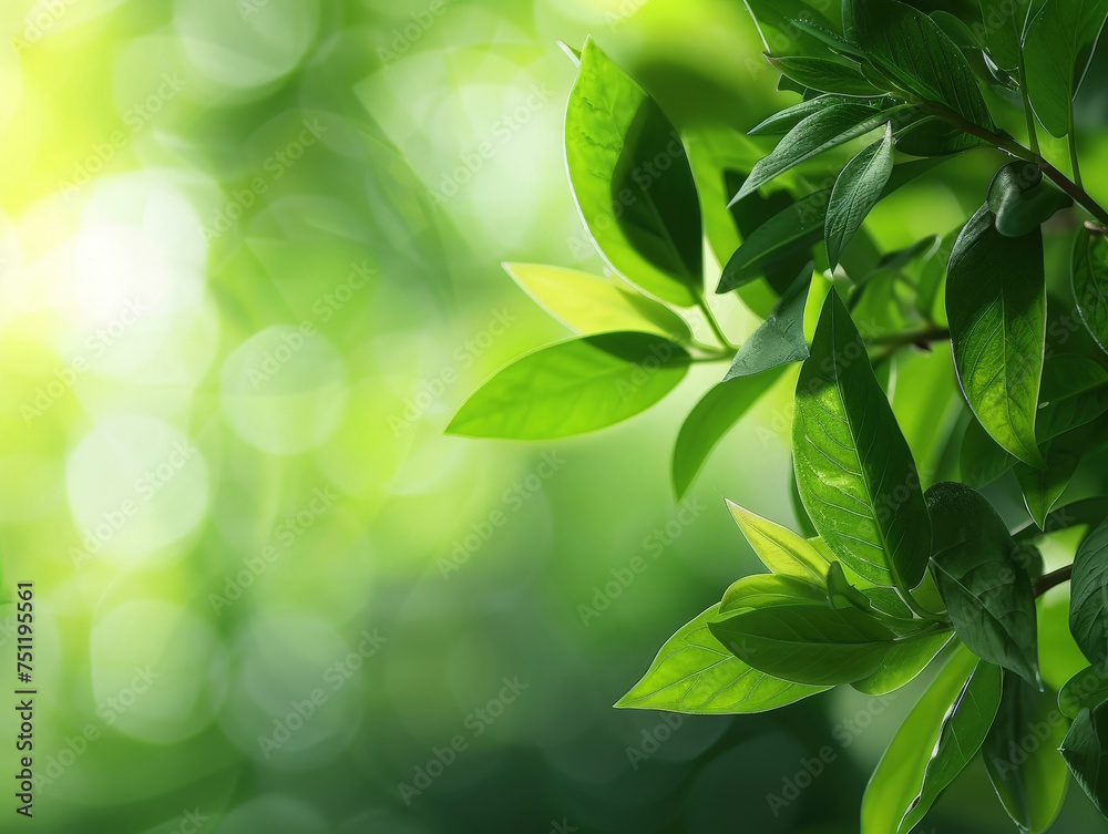 Obraz premium green nature background