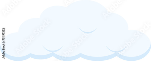 Simple Cloud Illustration