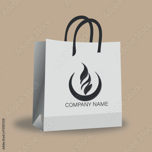 template, shopping, bag, with, handle, print, paper, elegant, package, classic, promotion, product, prototype, placement, scene, context, margin, border, photoshop, editable, customizable, size, shopp