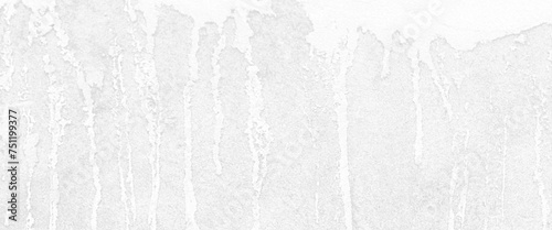White grunge wall texture for background, wet concrete wall, water stain on white concrete wall texture background.