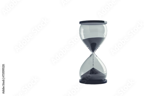 The Grace of an Hourglass Isolated On Transparent Background