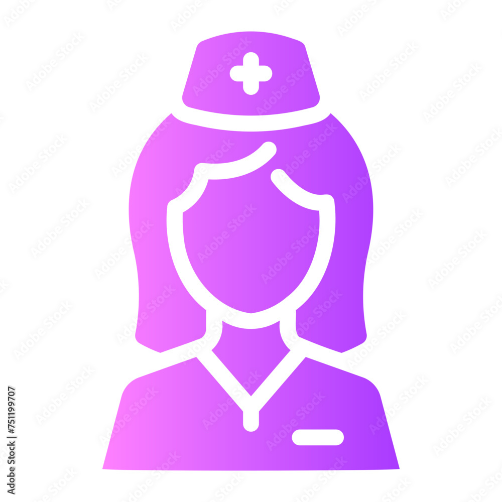 nurse Gradient icon