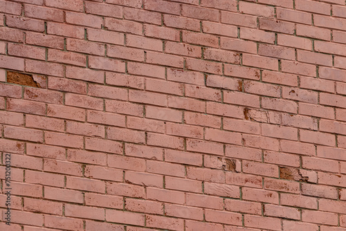 red brick wall close op