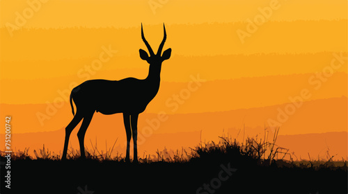 Antelope Silhouette © Nobel