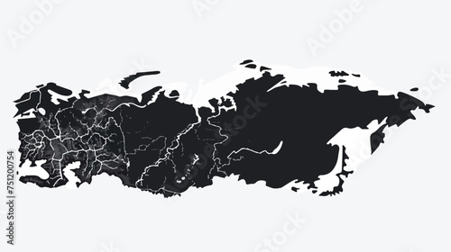 Amur Oblast vector map photo