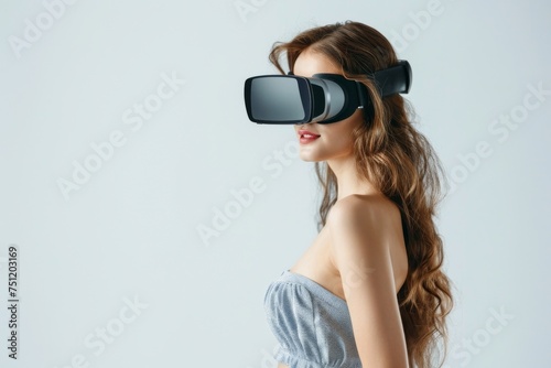 VR Documentary Mixed Virtual Reality Goggles for watching Coming. Augmented reality Glasses Critical Thinking Training. 3D Future Technology Outcome Headset Gadget and Escapes Wearable Equipment
