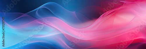 Abstract Pink and Blue Gradient Banner Background Art for Web and Print Design