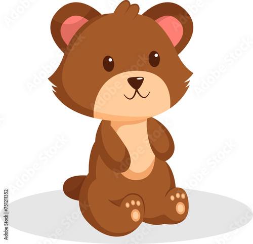 Bear Character Design Illustration