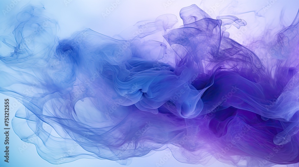 Glowing Purple Fog Wave on Mysterious Storm Sky. Blue Smoke Colour Water Mix on Abstract Mist Texture Background with Free Space Glowing Purple Fog Wave on Mysterious Storm Sky. Blue Smoke Colour Water Mix on Abstract Mist Texture Background with Free Space