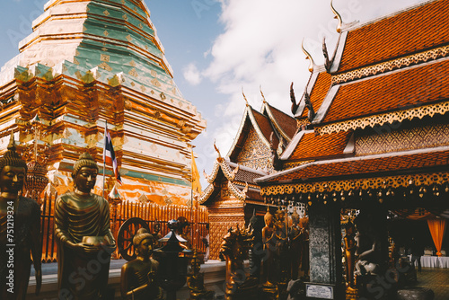 Wat Phra That Doi Suthep temple near Chiang Mai photo