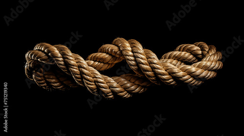 The gordian knot of rough rope