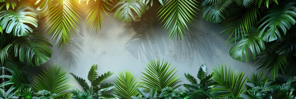 Green Palm Leaf Branches On White, HD, Background Wallpaper, Desktop Wallpaper