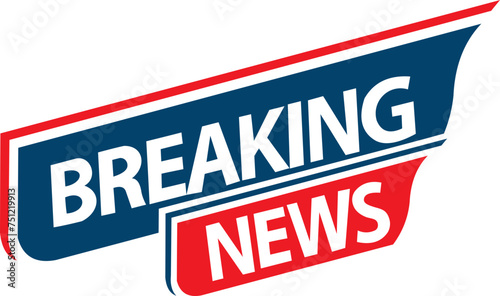Breaking News TV Sign