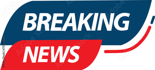 Breaking News TV Sign