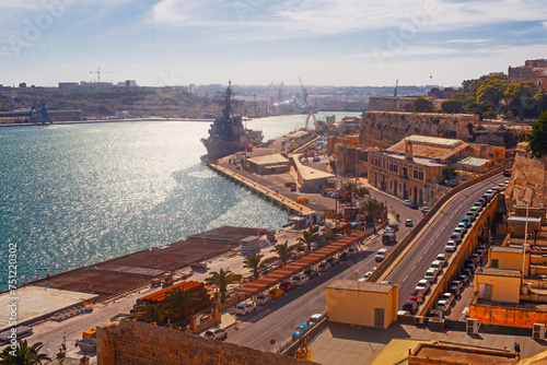 Early morning vew of Valletta, the capital of Malta © Alexandra Lande