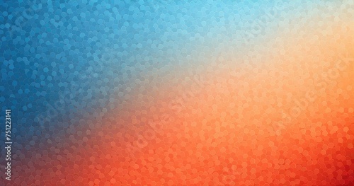 blue to orange gradient tiles background