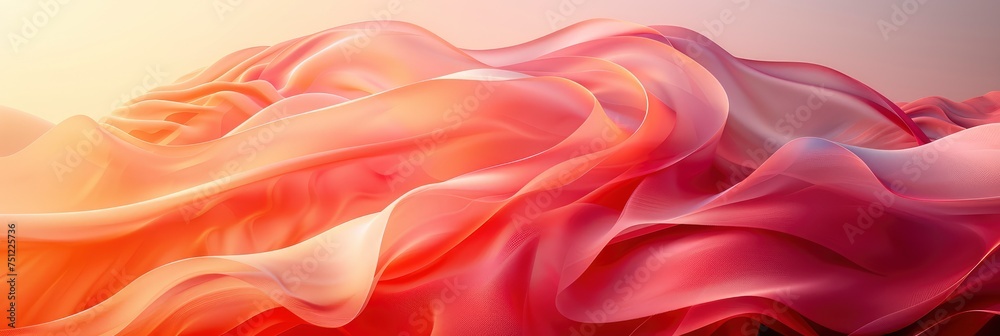 Obraz premium Light Pale Coral Abstract Elegant Luxury, HD, Background Wallpaper, Desktop Wallpaper