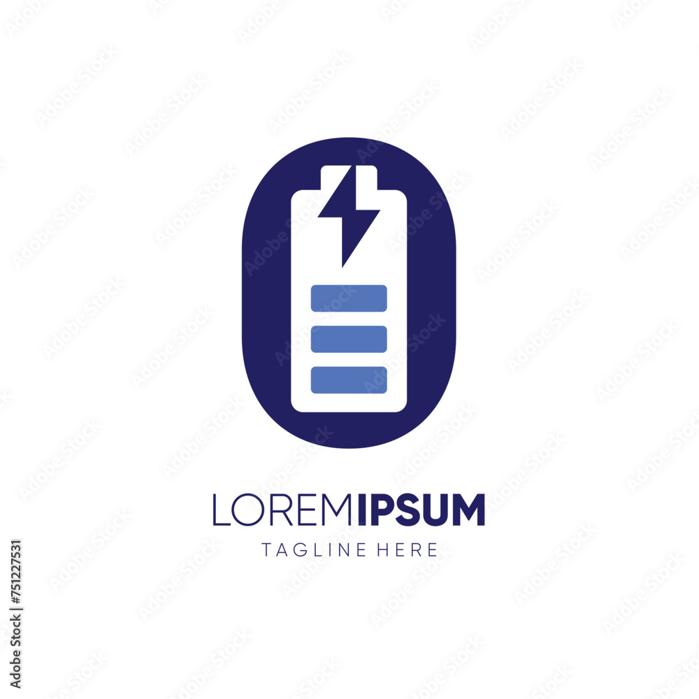 Letter O Battery Logo Design Vector Icon Graphic Emblem Illustration Letter O Battery Logo Design Vector Icon Graphic Emblem Illustration