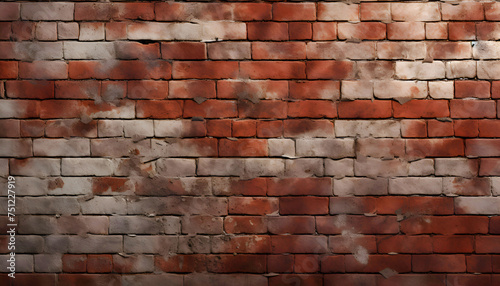 Brick wall texture background. Old red brick wall texture background.