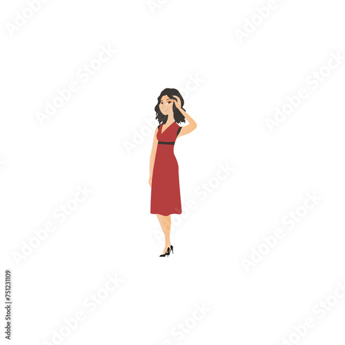 vector mother's day mother with pose people