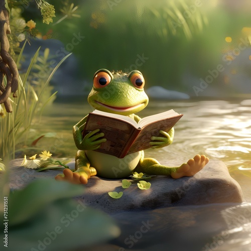 frog in the pond © Muhammad