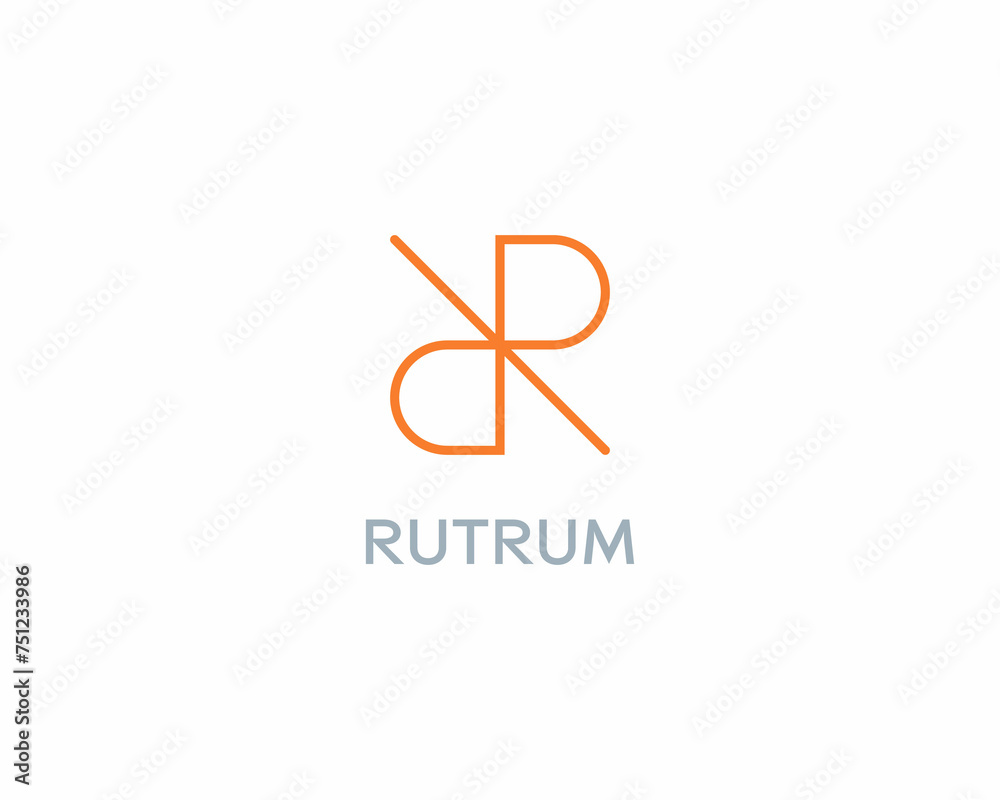 P and D letters linear logo. Premium monogram. Minimalistics initials cosmetics boutique logotype. P and D letters linear logo. Premium monogram. Minimalistics initials cosmetics boutique logotype.