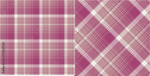 Vector checkered pattern or plaid pattern . Tartan, textured seamless twill for flannel shirts, duvet covers, other autumn winter textile mills. Vector Format