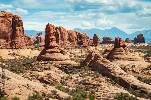 The Hoodoos of Arches National Park in Utah