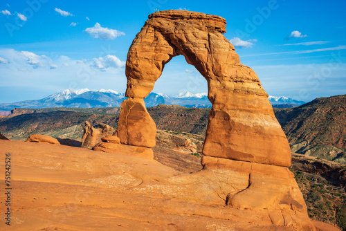 Delicate Arch at Arches National Park, in eastern Utah
