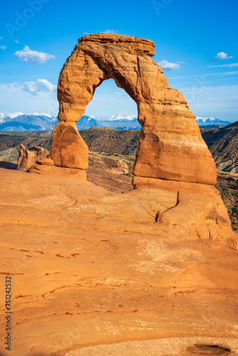 Delicate Arch at Arches National Park  in eastern Utah